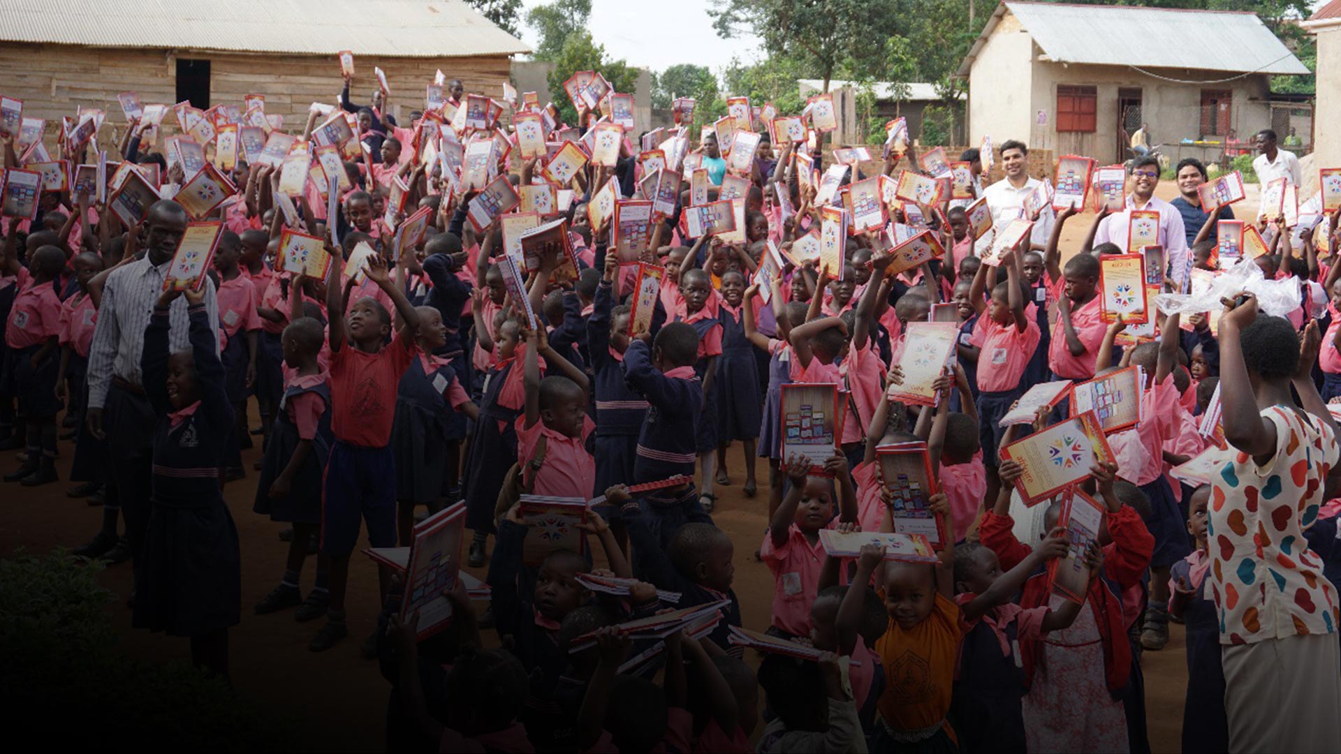 Africure is distributing 225,000 books in Africa to under privileged school children as part of its CSR