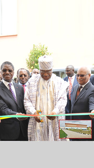 Cameroon Plant being inaugurated by the Prime Minister of Cameroon